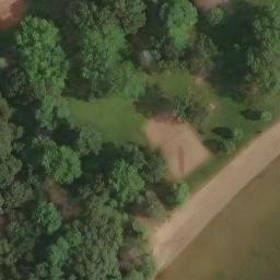 Oak Grove Beach Volleyball Court — aerial view