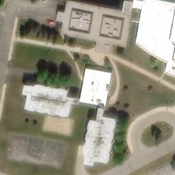 Petoskey Beach Volleyball Court #2 — aerial view