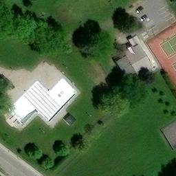 Nepean Beach Volleyball Court #7 — aerial view