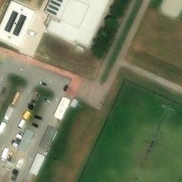 Sand Volleyball Court — aerial view