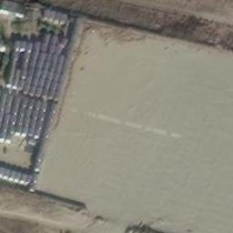 Sand Volleyball Court — aerial view