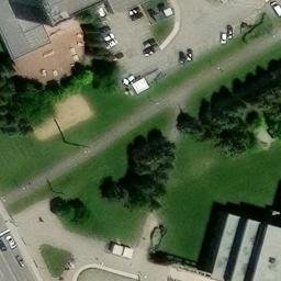 Nepean Beach Volleyball Court #5 — aerial view