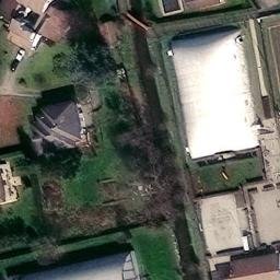 Sand Volleyball Court — aerial view