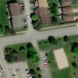 Nepean Beach Volleyball Court #2 — aerial view