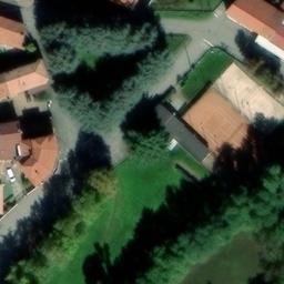 Volleyball Court — aerial view