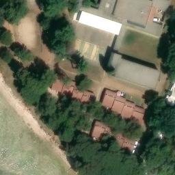 Sand Volleyball Court — aerial view