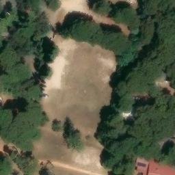 Sand Volleyball Court — aerial view
