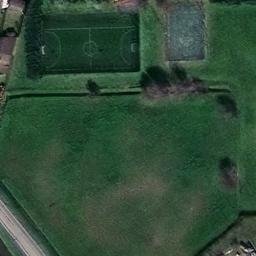 Sand Volleyball Court — aerial view