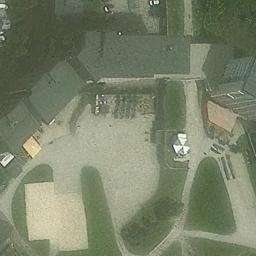 Sand Volleyball Court — aerial view