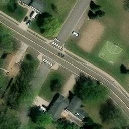 Elk River Beach Volleyball Court — aerial view