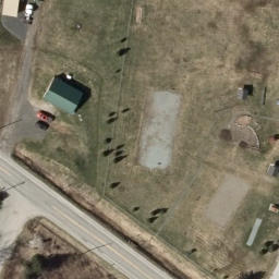 Stukely-Sud Beach Volleyball Court #2 — aerial view