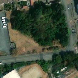 Sand Volleyball Court — aerial view