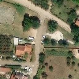 Sand Volleyball Court — aerial view