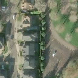Wilsonville Beach Volleyball Court #1 — aerial view