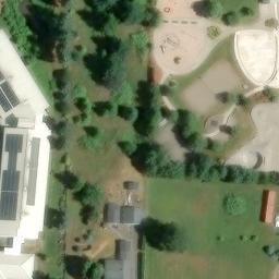 Estacada Beach Volleyball Court — aerial view