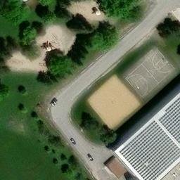 Kanata Beach Volleyball Court #1 — aerial view