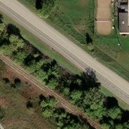 Monticello Beach Volleyball Court #2 — aerial view