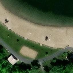 Saint-Timothée Beach Volleyball Court #2 — aerial view