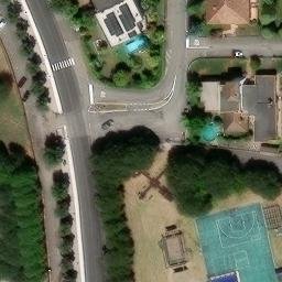 Volleyball Court — aerial view