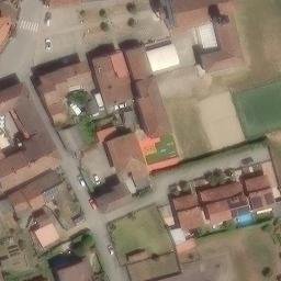 Sand Volleyball Court — aerial view