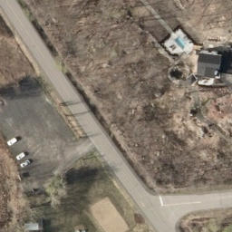 Bromont Beach Volleyball Court #1 — aerial view