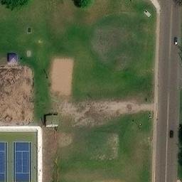 Forest Lake Beach Volleyball Court #2 — aerial view