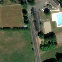 Sand Volleyball Court — aerial view
