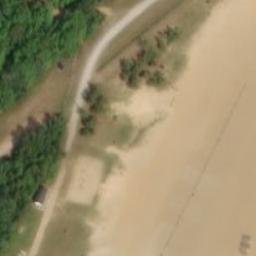 Saint-Télesphore Beach Volleyball Court #1 — aerial view