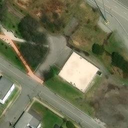 Saint John Beach Volleyball Court — aerial view