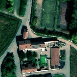 Volleyball Court — aerial view