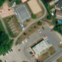 Saint-Zotique Beach Volleyball Court — aerial view