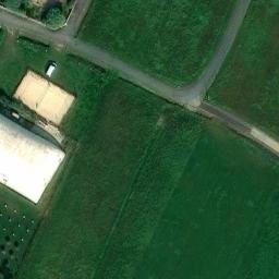 Sand Volleyball Court — aerial view