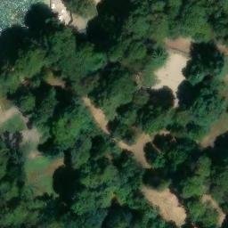 Sand Volleyball Court — aerial view