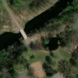 Anoka Beach Volleyball Court #1 — aerial view