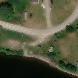 Indian Township Beach Volleyball Court — aerial view
