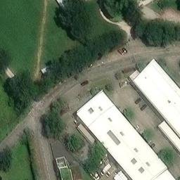 Grass Volleyball Court — aerial view