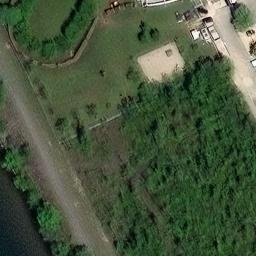 Sand Volleyball Court — aerial view