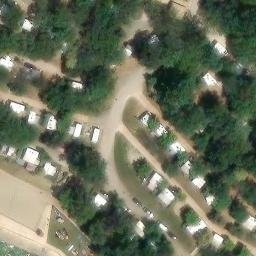 Sand Volleyball Court — aerial view