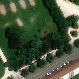 Volleyball Court near Grenoble — aerial view