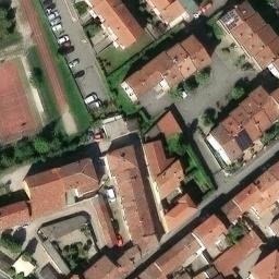 Volleyball Court near Casalpusterlengo — aerial view