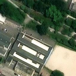 La plage de Grenoble — aerial view
