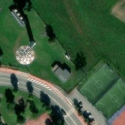 Volleyball Court near Borgaro Torinese — aerial view