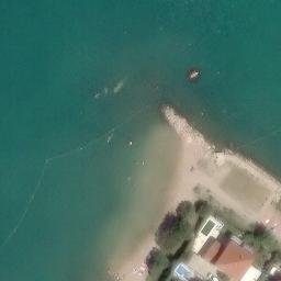 Sand Volleyball Court — aerial view