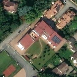 Volleyball Court near Cremona — aerial view