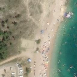 Volleyball Court — aerial view
