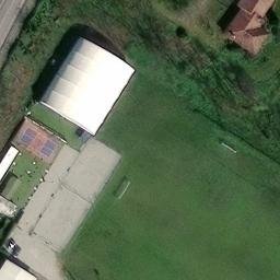 Sand Volleyball Court — aerial view