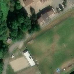Sand Volleyball Court — aerial view