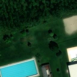 Sand Volleyball Court — aerial view