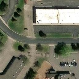 Maple Grove Beach Volleyball Court #9 — aerial view