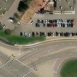 Maple Grove Beach Volleyball Court #7 — aerial view